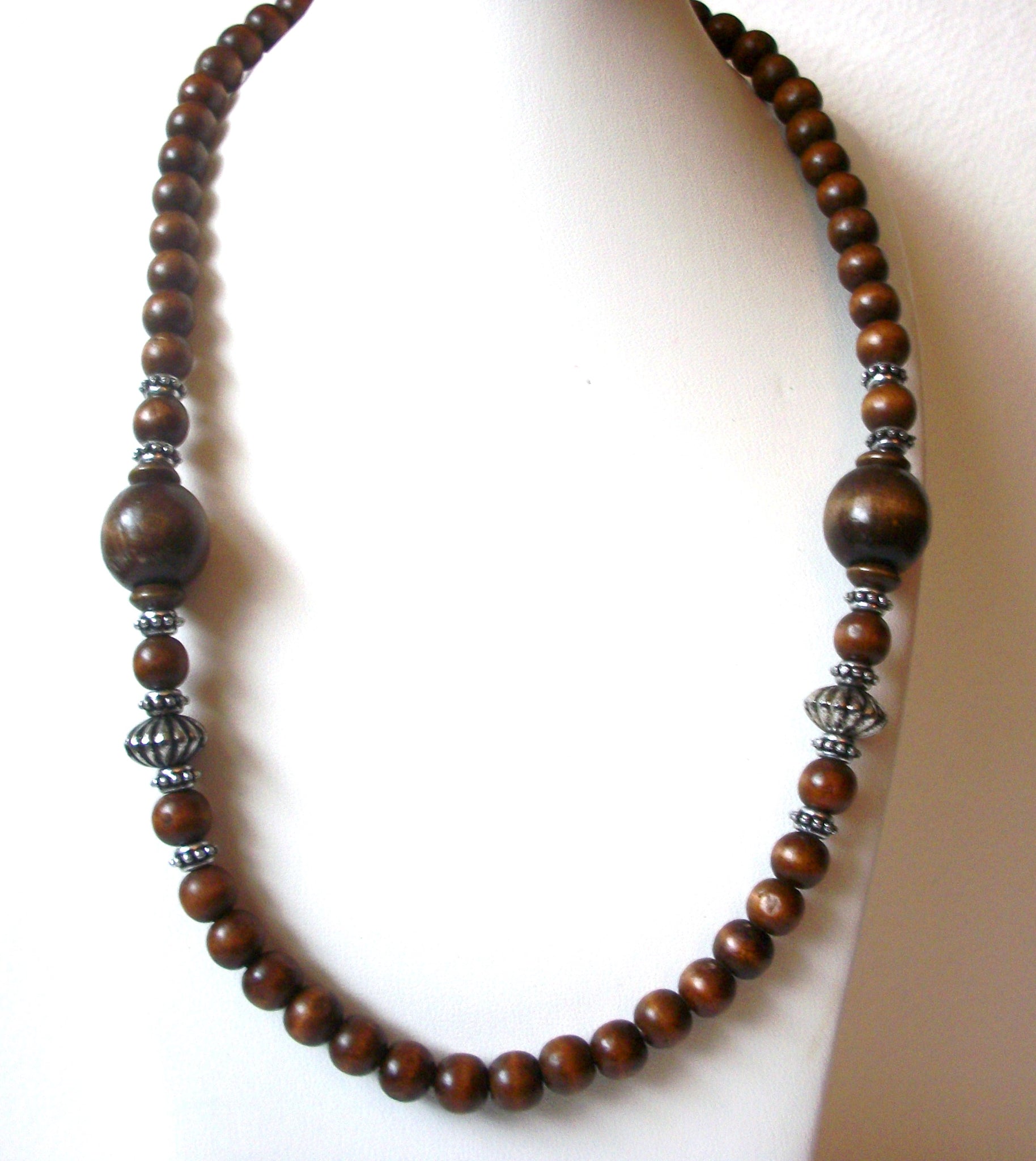 Bohemian Wood Necklace 120220
