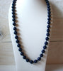 Retro 32 Inch Dark Blue Necklace 52820