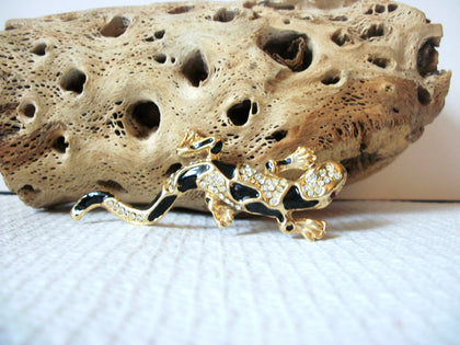 Vintage Red Eyed Salamander Brooch 40220