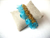 Retro Gold Blue Bracelet 120320