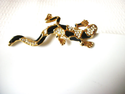 Vintage Red Eyed Salamander Brooch 40220