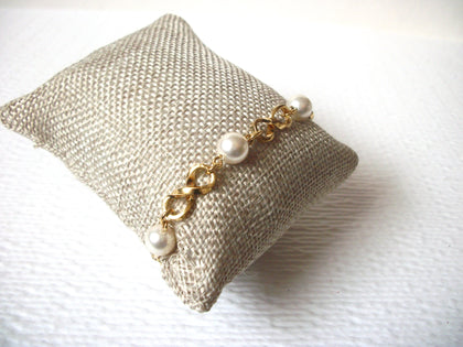 Vintage Napier Faux Pearl Bracelet 120320