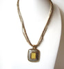 Vintage KC Pendant Necklace 120320