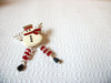 Retro Snowman Wiggle Legs Brooch 53020