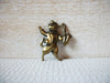 JJ Vintage Brass Cat Brooch 53020