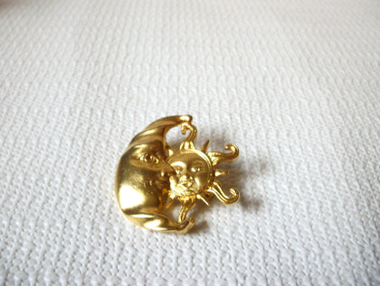 Vintage Moon Sun Brooch 53020