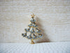 Vintage Glitter Christmas Tree Brooch 53020