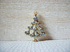 Vintage Glitter Christmas Tree Brooch 53020