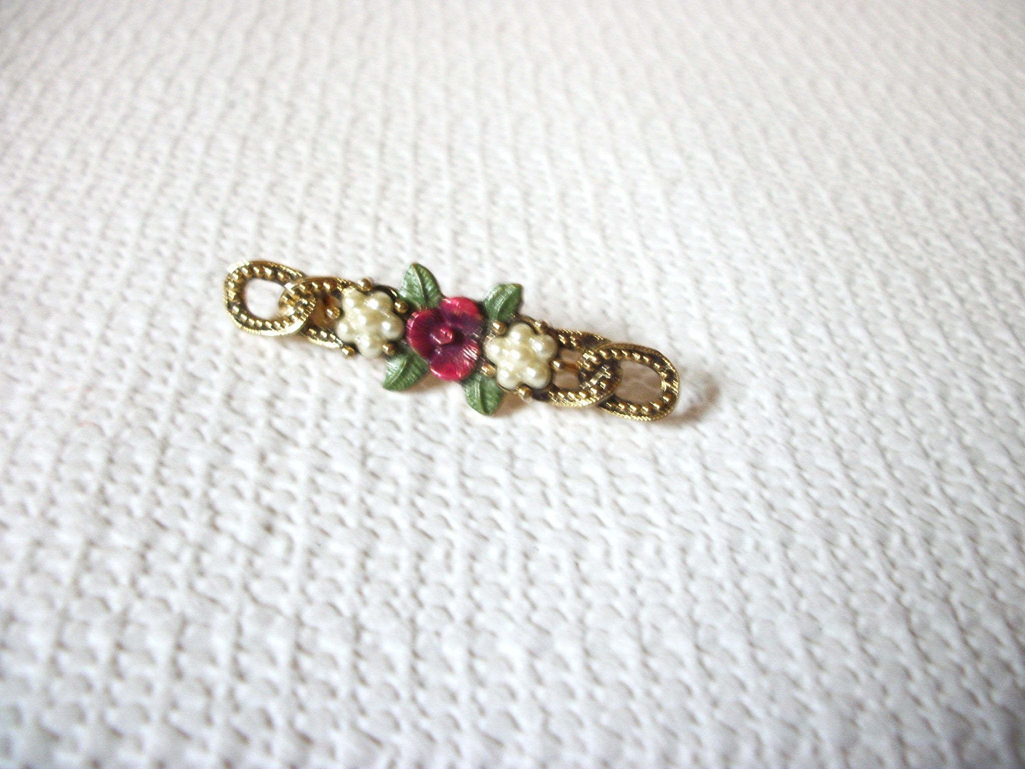 Victorian Bar Rose Brooch 40320