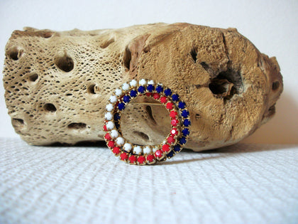 Vintage 1950s Glass Brooch 40320