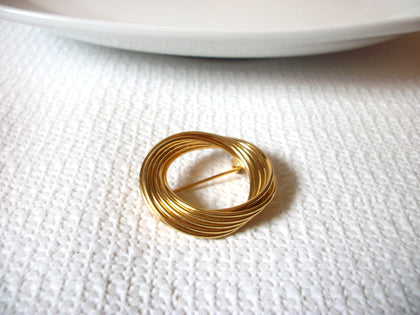 Vintage 1950s Circle Brooch 40320