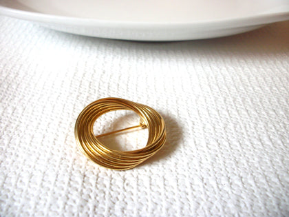 Vintage 1950s Circle Brooch 40320