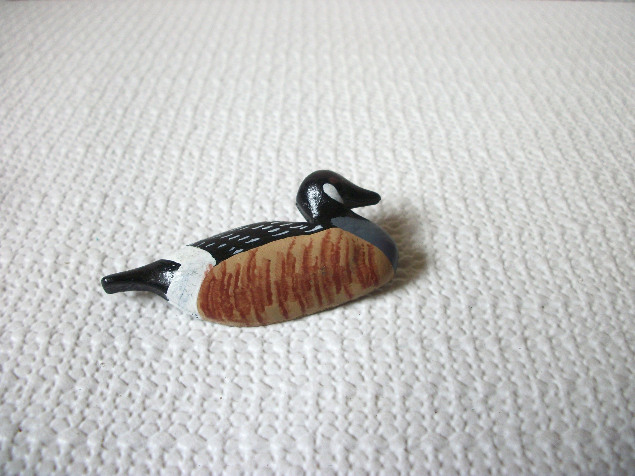 Hand Painted Vintage Duck Brooch 53020