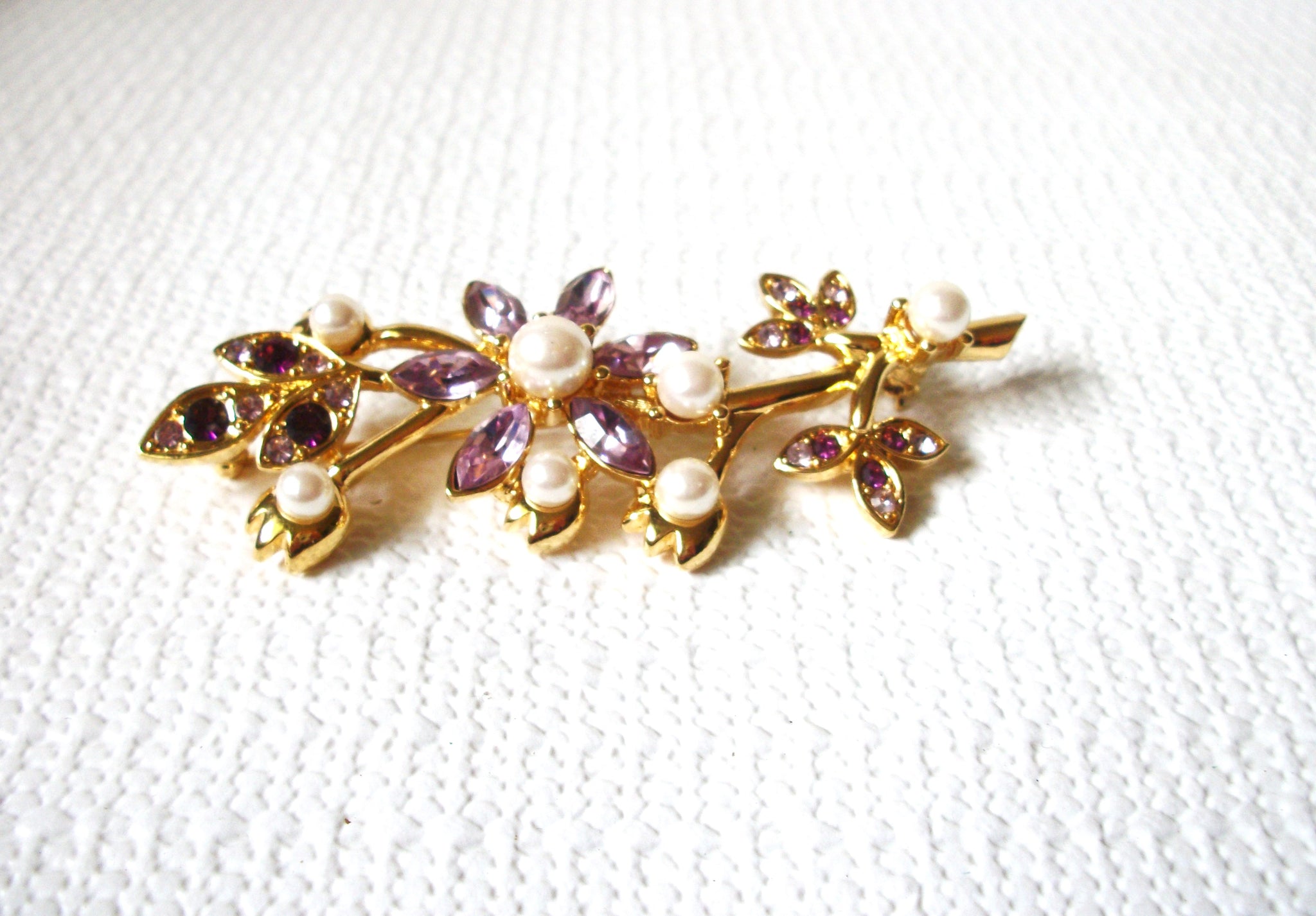 Retro Amethyst Brooch 53020