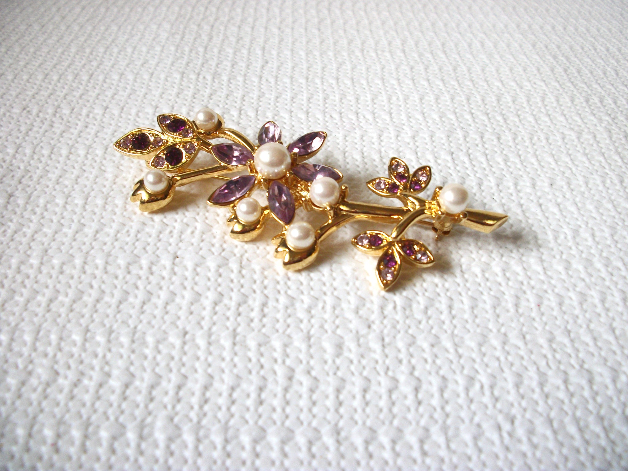 Retro Amethyst Brooch 53020