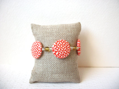 Retro Coral Peach Bracelet 120420