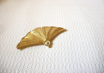 Vintage JJ Fan Brooch 60120