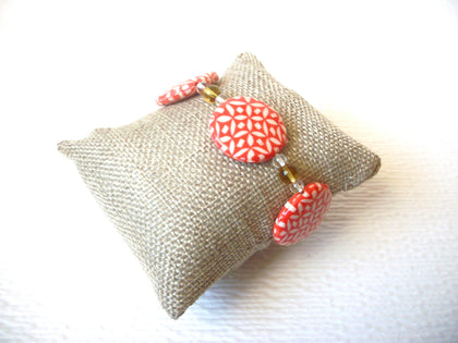 Retro Coral Peach Bracelet 120420