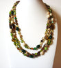 Vintage Glass 60 Inch Necklace 40320