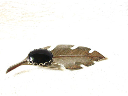 Vintage Marcasite Feather Brooch 60120