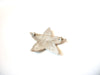 Vintage Cynthia Webb Pewter Starfish Brooch Pin 120520