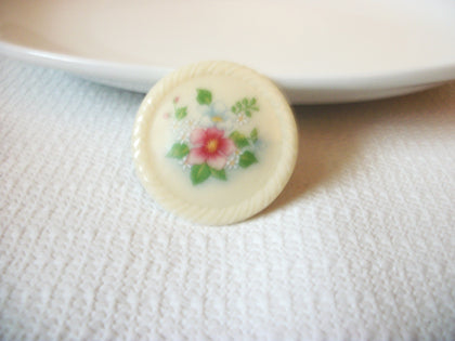 AVON Porcelain Floral Brooch 40320