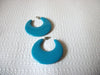 Retro Blue Hoop Earrings 40420