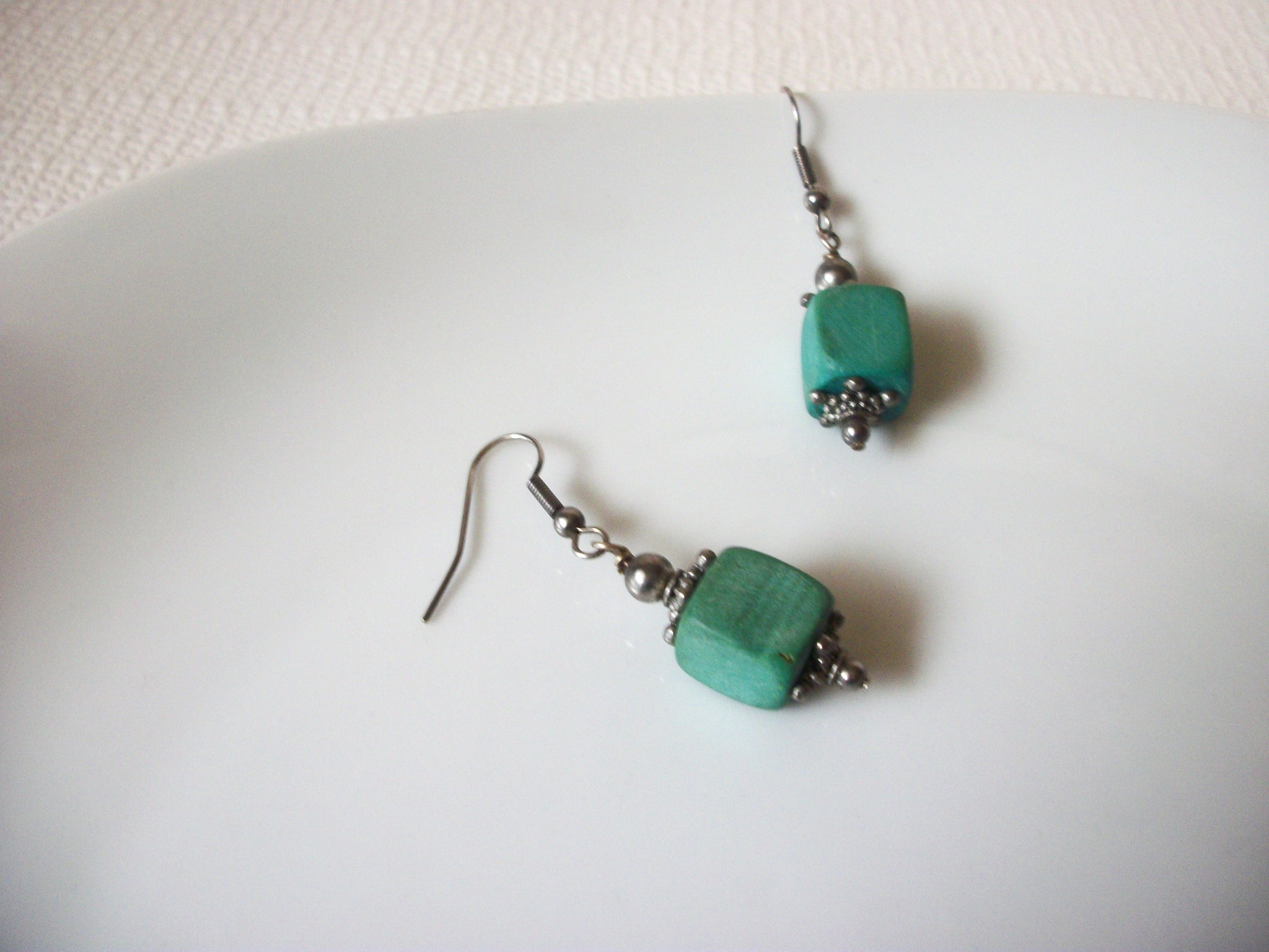 Vintage Turquoise Stones Ethnic Earrings 40420
