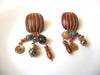 Chunky Bohemian Rustic Dangle Earrings 120520