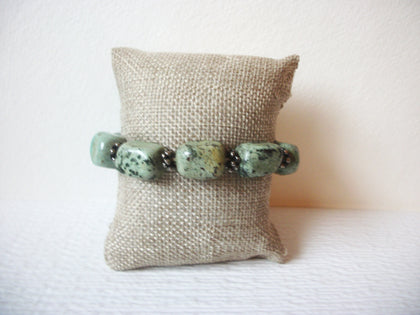 Green Turquoise Stone Southwestern Bracelet 120520