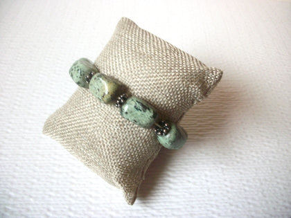 Green Turquoise Stone Southwestern Bracelet 120520