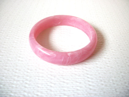 Retro Pink Old Plastic Bangle Bracelet 120620