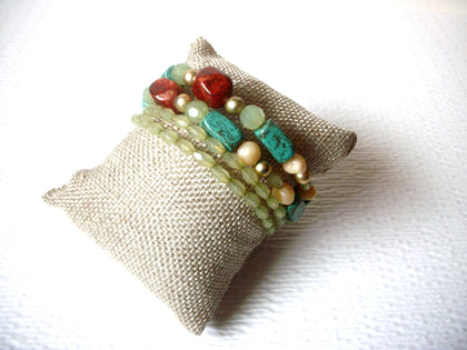 Hand Made Lucite Plastic Bracelet 120620