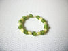 Green Czech Glass Bracelet 120620