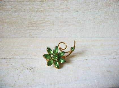 Vintage Peridot Flower Brooch 60120