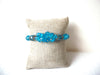 Blue Czech Glass Crystal Bracelet 120620