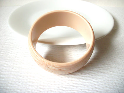 Retro Chunky Marbleized Bangle Bracelet 120620