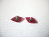 Retro Lucite Swirl Earrings 120720