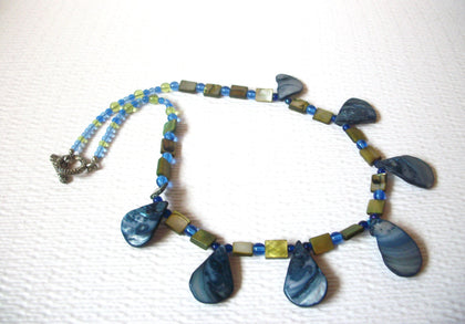 Organic Natural Shell Petal Necklace 120720