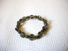 Vintage Gray Olive Glass Bracelet 40520