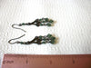 Victorian Green Rhinestones Chandelier Earrings 40520