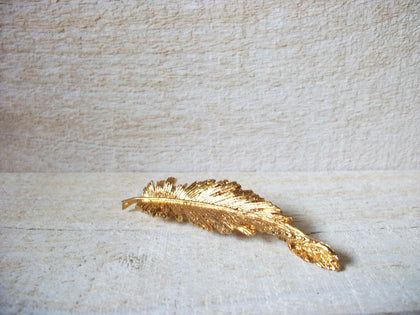 Vintage 1950s Feather Brooch 60220