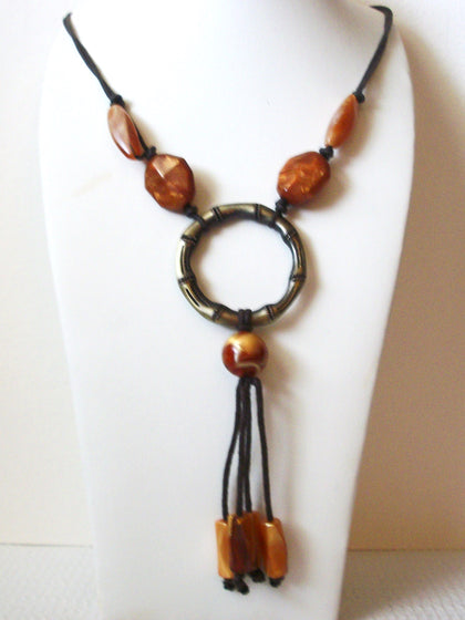Bohemian Lucite Necklace 40620