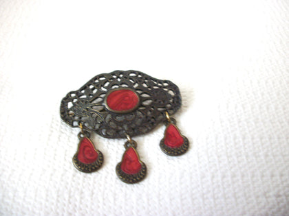 Vintage Scroll Work Brooch 40520