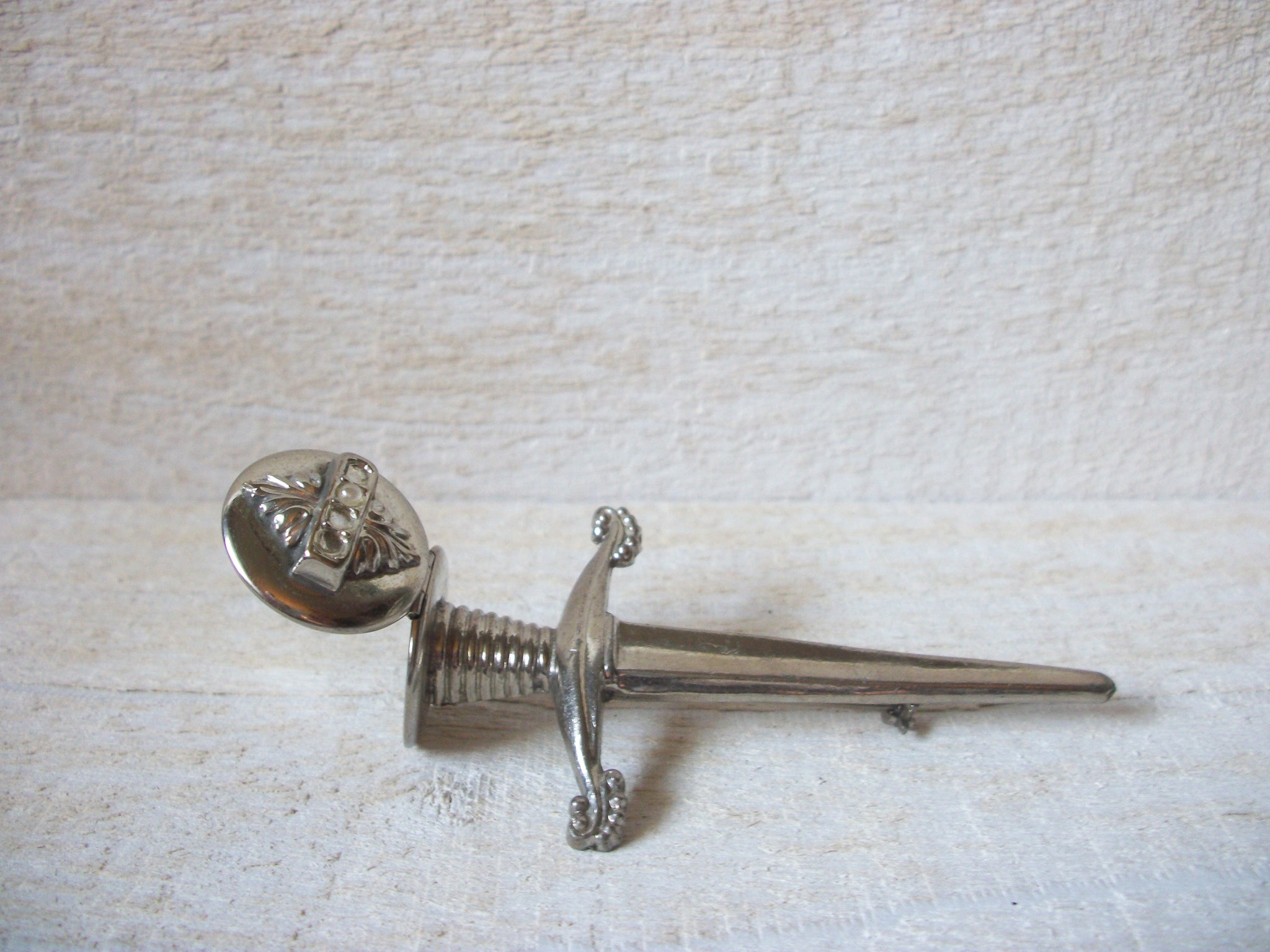Vintage Poison Medieval Sword Brooch 60220