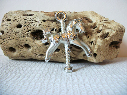 Vintage Larger Carousel Horse Brooch 40620