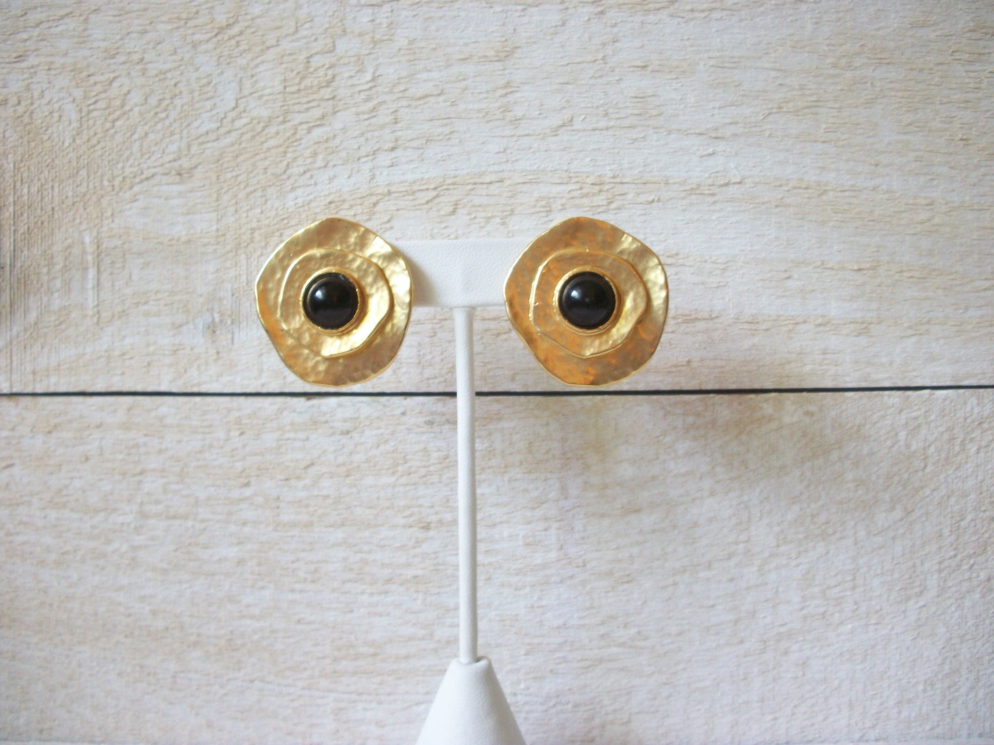 Retro Black Gold Earrings 60320