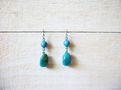 Retro Turquoise Dangle Earrings 60320