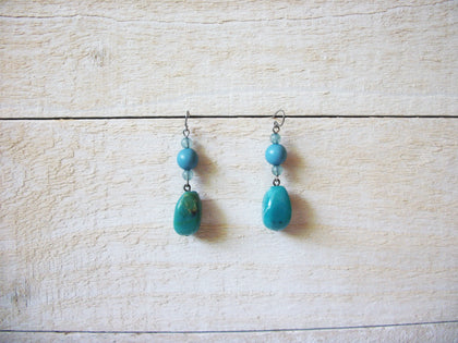 Retro Turquoise Dangle Earrings 60320