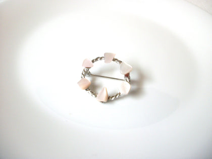 Vintage Rose Quartz Brooch Pin 120820